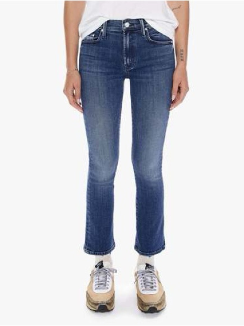 MOTHER The Insider Ankle Straight Leg Jeans Manana Mi Amor Denim Women’s Size 27